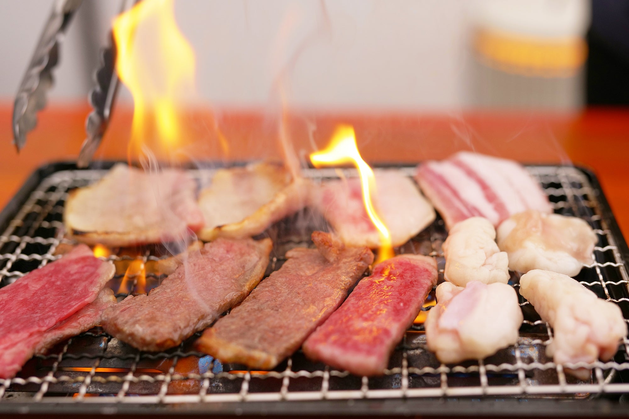 【肉のまるまさ】和牛焼肉セット(和牛500g・黒毛和牛ホルモン300g・奥豊後豚バラ200g)